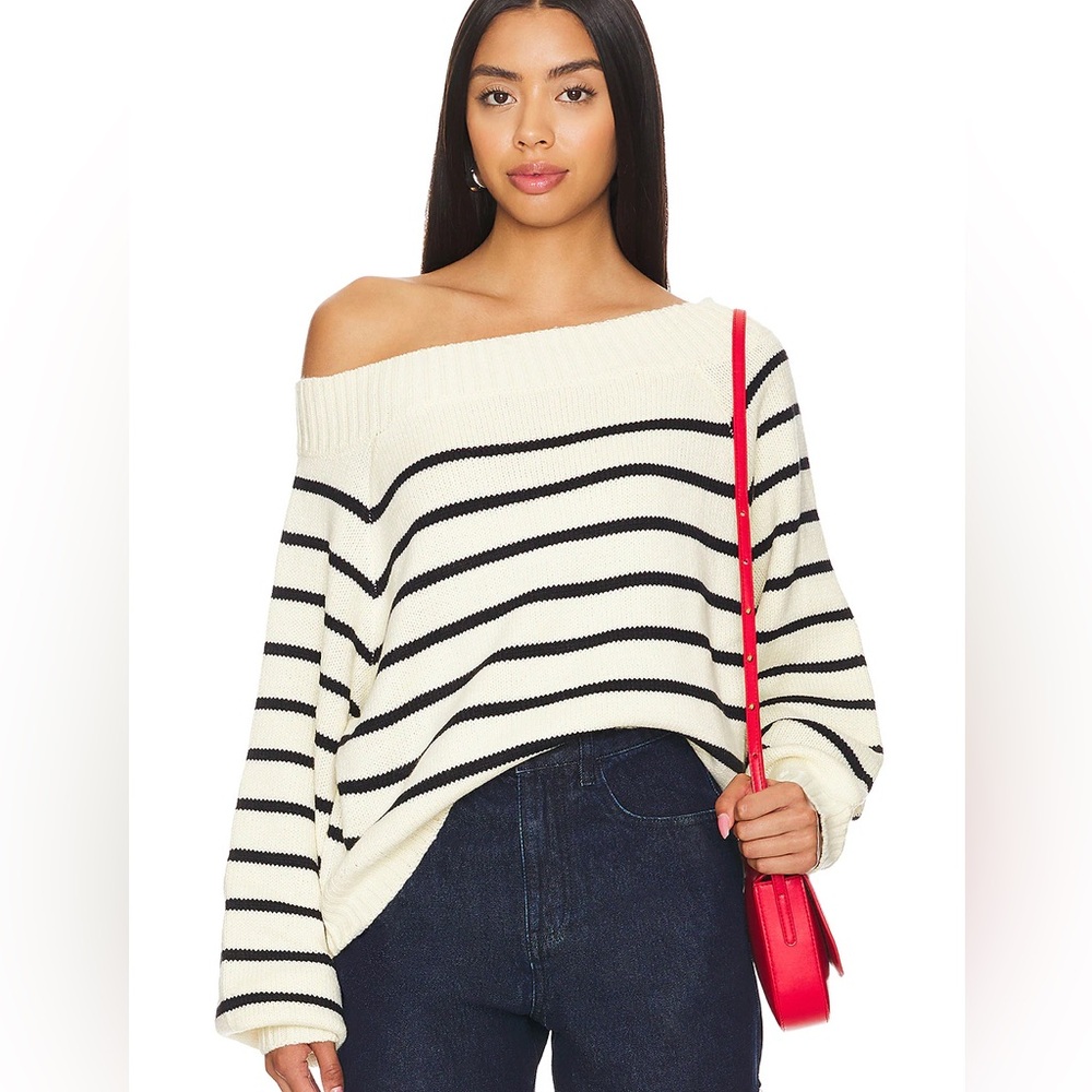 We Wore What off the shoulder sweater from Revolve. Size small.